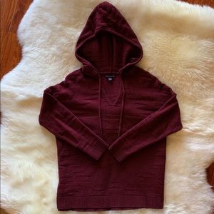 American Eagle Outfitters Burgundy Hoodie